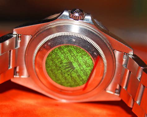 why is there a green sticker on my rolex|how to remove green hologram sticker.